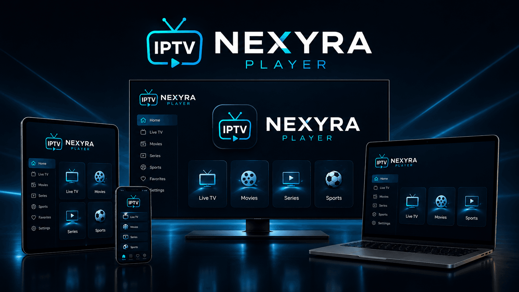 NEXYRA ejecutandose en multiples dispositivos